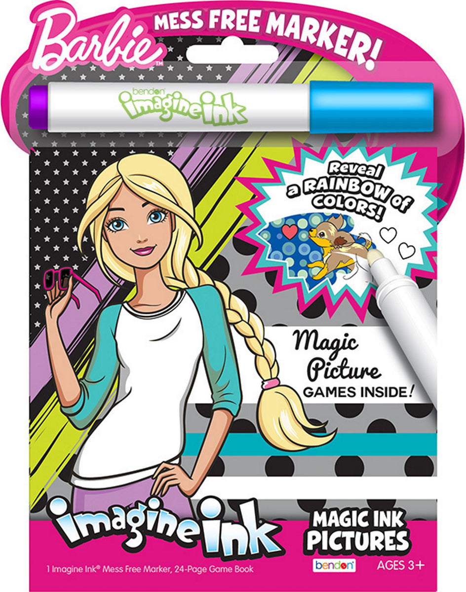 Barbie 24-Page Imagine Ink Magic Pictures Activity Book