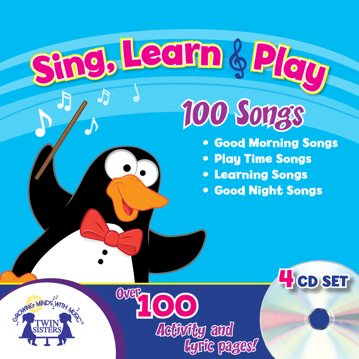 Sing, Learn & Play [Audio CD, 4-Disc Set, Twin Sisters