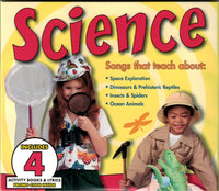 Science - Space, Dinosaurs, Insects & Spiders, Ocean Animals [Audio CD, 4-Disc Set, Twin Sisters® Productions, ©2018]