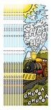 KaleidoQuest "Chugga… Chugga… CHOO CHOO" Colorable Bookmark - Train Theme (Pack of 12)