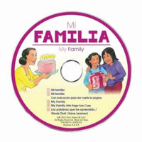 My Family / Mi Familia - Spanish-English Beginner Reader [Staple-bound Paperback with Audio CD, Creative Teaching Materials™, ©2015]