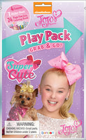 Bundle of 12 JoJo Siwa Grab & Go Play Packs and 12 KaleidoQuest 'Leap Into Reading' Ballet-Themed Colorable Bookmarks
