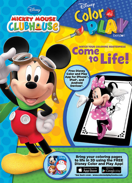 Mickey Mouse Clubhouse 128-Page Color and Play Coloring and Activity Book