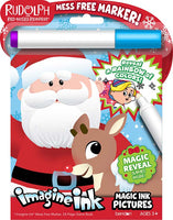 Rudolph the Red-nosed Reindeer 24-Page Imagine Ink Magic Pictures Activity Book