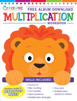 32-Page Multiplication Early Learning Workbook with Free Album Download [Staple-bound Paperback, Creative Teaching Materials, ©2015]