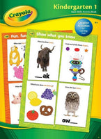 Crayola "Kindergarten 1" 32-Page Full-Color Basic Skills Activity Workbook