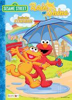 Sesame Street 32-Page "Rain or Shine" Coloring and Activity Book with Stickers