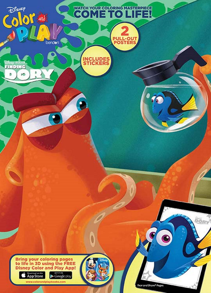 Finding Dory 32-Page Ultimate Coloring and Activity Book with Stickers ...