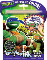 Teenage Mutant Ninja Turtles Imagine Ink Rub & Reveal Pictures Activity Book