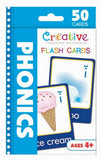 Phonics [50-count Flash Cards, Creative Teaching Materials™, ©2015] (Ages 4+)50 Phonics Flash Cards