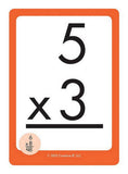 Multiplication [50-count Flash Cards, Creative Teaching Materials™, ©2015] (Ages 7+)
