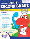 256-Page Let's Get Ready for Second Grade [Paperback Workbook, Twin Sisters® Productions, ©2014] (Ages 7+)