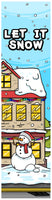 KaleidoQuest "Let It Snow" Colorable Bookmark - Winter Theme (Pack of 12)