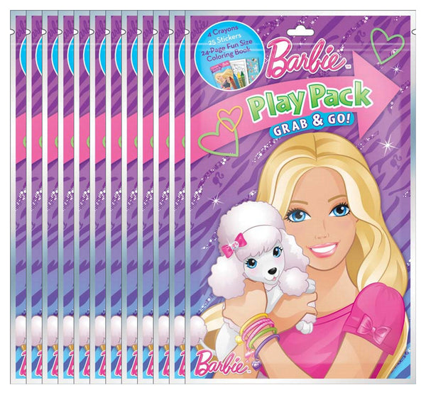 Barbie Grab & Go Play Packs (Pack of 12)