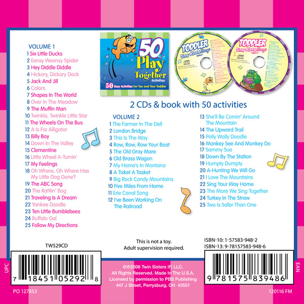 Twin　Sing-Along　Sisters®　CD,　Songs　[Audio　2-Disc　Set,　KaleidoQuest　Produ　–　50　Toddler