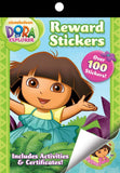 Bundle of 3 Bendon Reward Stickers Booklets - Dora the Explorer, Hello Kitty, and Disney Princess - and 3 KaleidoQuest Colorable Bookmarks - Unicorn, Kitty, and Princess Themes