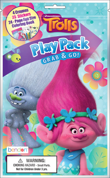 Trolls, Poppy & Guy Diamond Cover, Grab & Go Play Pack