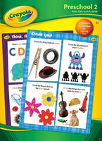 Crayola "Preschool 2" 32-Page Full-Color Basic Skills Activity Workbook