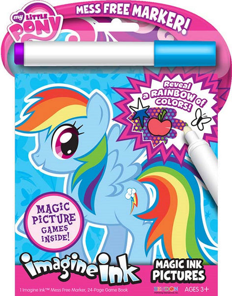 My Little Pony 24-Page Imagine Ink Magic Pictures Activity Book
