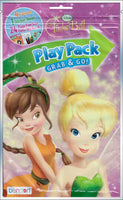 Bundle of 12 Disney Fairies Tinkerbell Grab and Go Play Packs and 12 KaleidoQuest Fairies-Themed Colorable Bookmarks