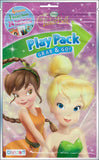 Bundle of 12 Disney Fairies Tinkerbell Grab and Go Play Packs and 12 KaleidoQuest Fairies-Themed Colorable Bookmarks