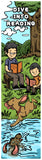 KaleidoQuest “Dive Into Reading” Colorable Bookmark - Puppy Theme (Pack of 12)