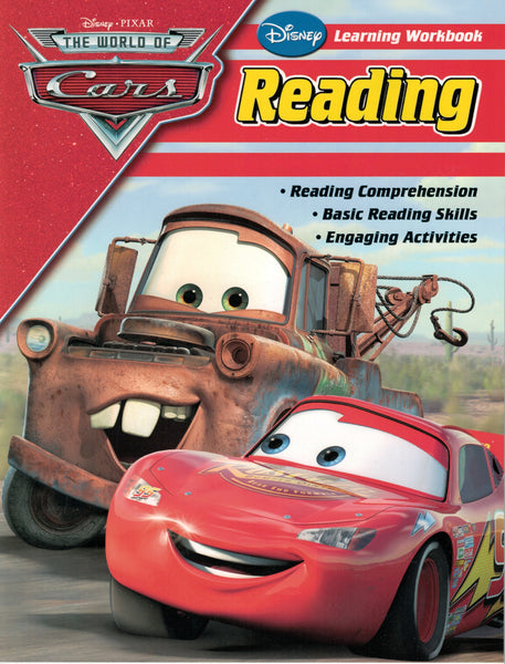 Disney Cars Reading Activity Workbook