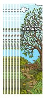 KaleidoQuest "A New Spring Blooms..." Colorable Bookmark - Spring Theme (Pack of 12)