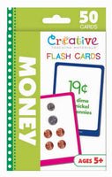 Money [50-count Flash Cards, Creative Teaching Materials™, ©2015] (Ages 5+)