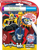 Transformers: Robots in Disguise 24-Page Imagine Ink Magic Pictures Activity Book