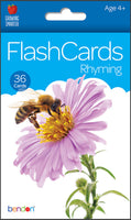 Rhyming [36-Count Flash Cards, Bendon®, ©2017] (Ages 4+)