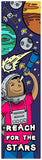 KaleidoQuest "Reach For the Stars" Colorable Bookmark - Space Theme (Pack of 12)