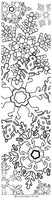 KaleidoQuest "Let It Snow" Colorable Bookmark - Winter Theme (Pack of 12)