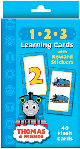 Thomas and Friends "1-2-3 Learning Cards" 40-Count Full-Color Flash Cards