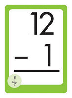 Subtraction [50-count Flash Cards, Creative Teaching Materials™, ©2015] (Ages 5+)