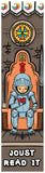 KaleidoQuest "Joust Read It" Colorable Bookmark - Knight Theme (Pack of 12)