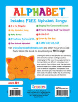 32-Page Alphabet Early Learning Workbook with Free Album Download [Staple-bound Paperback, Creative Teaching Materials, ©2015]