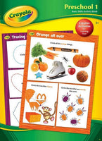 Crayola "Preschool 1" 32-Page Full-Color Basic Skills Activity Workbook