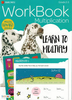 Growing Smarter 32-Page Multiplication Workbook with Stickers (Grades 2-3)