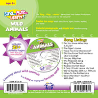 Sing... Play... Learn!™  Wild Animals [Padded Board Book with Audio CD, Twin Sisters® Productions, ©2010] (Ages 3+)