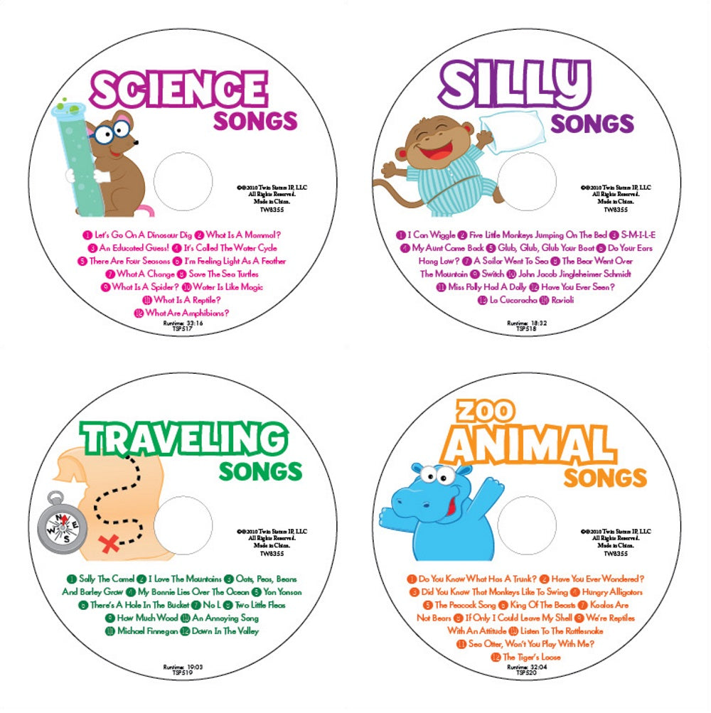 Sing, Learn, and Play Everyday! [Audio CD, 20-Disc Set, Twin Sisters ...