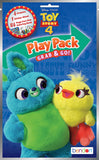 Bundle of 12 Toy Story 4 Grab & Go Play Packs and 12 KaleidoQuest 'Bring Imagination To Life' STEM-Themed Colorable Bookmarks